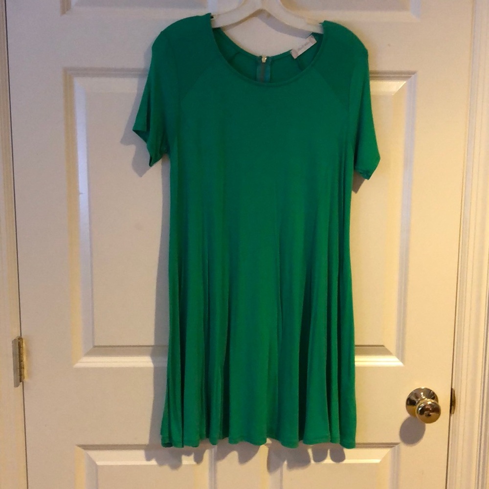 Altered States Kelly Green Swing Dress